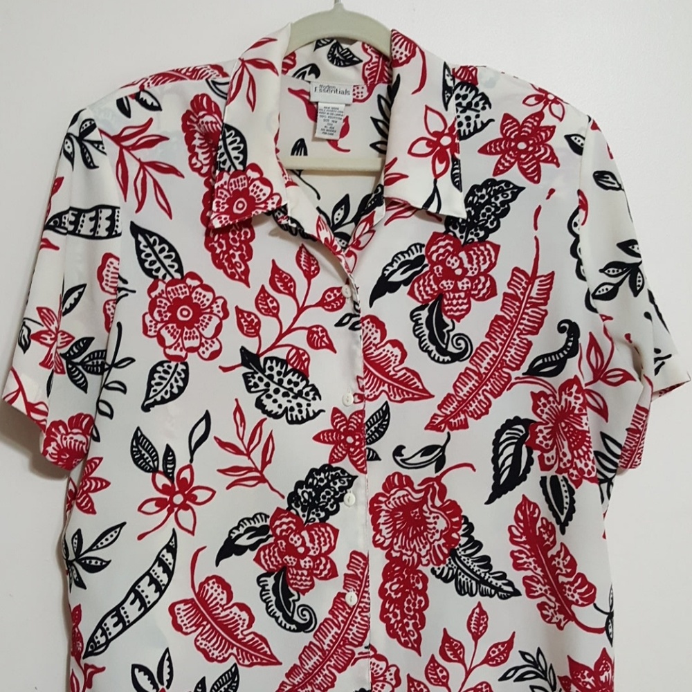 Short sleeve blouse, sz 18W